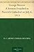 George Borrow A Sermon Preached in Norwich Cathedral on July 6, 1913