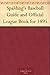 Spalding's Baseball Guide and Official League Book for 1895