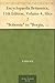 Encyclopaedia Britannica, 11th Edition, Volume 4, Slice 2 "Bohemia" to "Borgia, Francis"