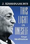 This Light in Oneself: True Meditation Book cover for This Light in Oneself: True Meditation