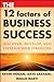 The 12 Factors of Business Success: Discover, Develop and Leverage Your Strengths