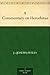 A Commentary on Herodotus Books i-iv