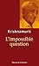 L'impossible question (Spiritualité)