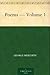 Poems — Volume 1