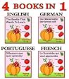 New Words for Kids - Learn English, French, German and Portuguese First Words - Vegetable's Names (First words Collection - for Children Book 7)