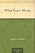 What Peace Means