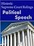 Political Speech: Historic ...