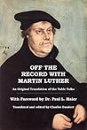 Off the Record with Martin Luther Book cover for Off the Record with Martin Luther