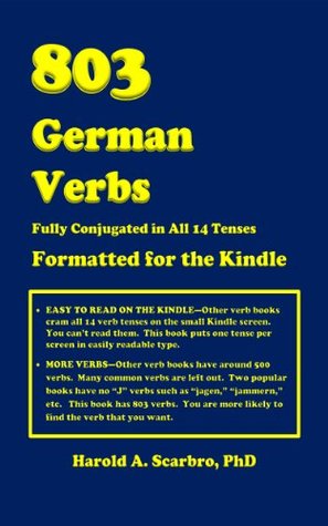 803 German Verbs (Kindle Edition)