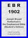 Book cover for EBR 1902 Joseph Bryant Rotherham's the Emphasized Bible (Student's Edition)