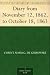 Diary from November 12, 186...