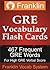Franklin GRE Vocabulary Flash Cards by Franklin Vocab System