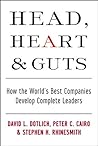 Book cover for Head, Heart and Guts: How the World's Best Companies Develop Complete Leaders