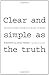 Clear and Simple as the Truth by Francis-Noel Thomas