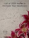 List of 2000 Word...