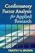 Confirmatory Factor Analysis for Applied Research