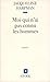 Moi qui n'ai pas connu les hommes by Jacqueline Harpman