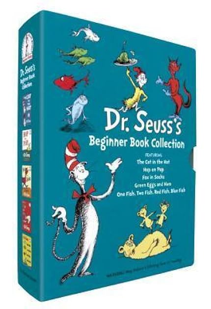 Dr. Seuss's Beginner Book Collection (Cat in the Hat, One Fish Two Fish, Green Eggs and Ham, Hop on Pop, Fox in Socks)