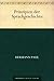 Prinzipien der Sprachgeschichte by Hermann Paul