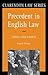 Precedent in English Law by Rupert Cross