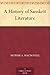 A History of Sanskrit Literature