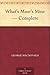 What's Mine's Mine — Complete by George MacDonald