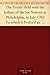 The Treaty Held with the Indians of the Six Nations at Philadelphia, in July 1742 To which is Prefix'd an Account of the first Confederacy of the Six ... present Tributaries, Dependents, and Allies