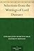 Selections from the Writings of Lord Dunsany by Lord Dunsany