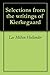 Selections from the writings of Kierkegaard