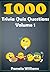 1000 Trivia Quiz Questions Volume 1 by Pamela Williams