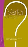 Varför etnologi?
