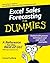 Excel Sales Forecasting For Dummies by Conrad Carlberg