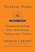 Thinking Points: Communicating Our American Values and Vision: A Progressive's Handbook