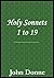 Holy Sonnets 1 to 19