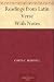 Readings from Latin Verse With Notes