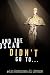 And The Oscar Didn't Go To...
