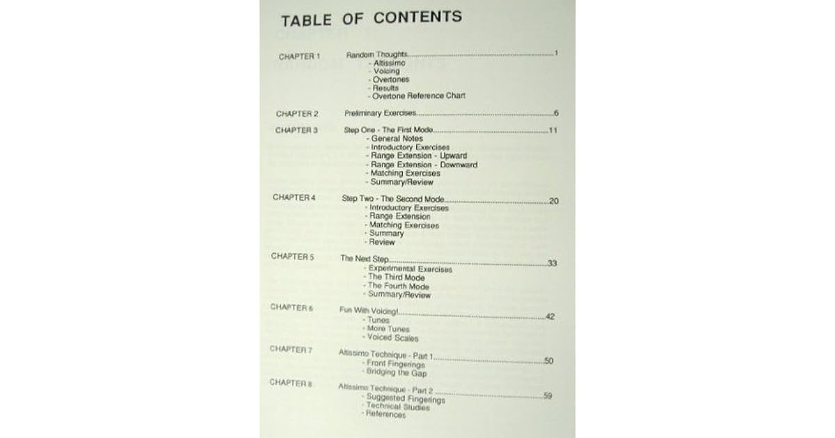 VoicingAn Approach to the Saxophone's Third Register by Donald Sinta