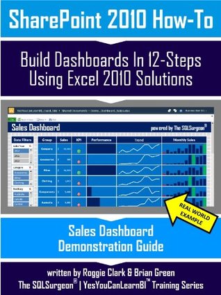 SharePoint 2010 How-To Build Dashboards In 12 Steps Using Excel 2010 - Sales Dashboard Demonstration Guide (Kindle Edition)