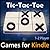 Tic Tac Toe Games | 1 and 2 Player Interactive Content (Kindle Games Available Worldwide)