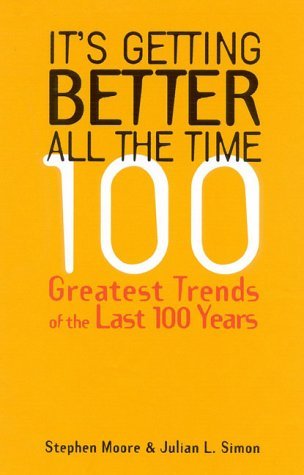 It's Getting Better All the Time: 100 Greatest Trends of the Last 100 years (Paperback)