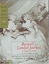 London Journal, 1762 - 1763 by James Boswell