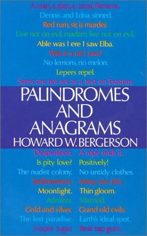 Palindromes and Anagrams (Paperback)