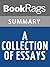 Summary & Study Guide A Collection of Essays by George Orwell