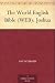 The World English Bible (WEB): Joshua