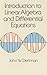 Introduction to Linear Algebra and Differential Equations (Dover Books on Mathematics)