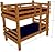 Bunk Bed Plans, Rustic Twin