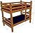 Bunk Bed Plans, Rustic Twin
