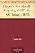 Harper's New Monthly Magazine, Vol IV. No. XX. January, 1852.