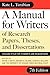 A Manual for Writers of Research Papers, Theses, and Disserta... by Kate L. Turabian