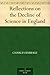 Reflections on the Decline of Science in England